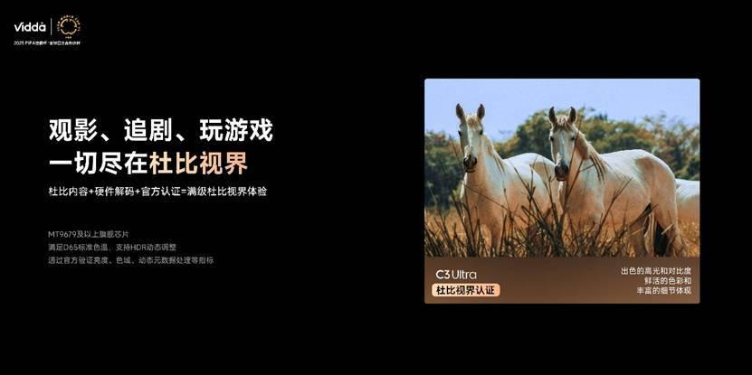 把家打造成超级玩家基地！Vidda贴贴壁纸电视和C3系列投影发布