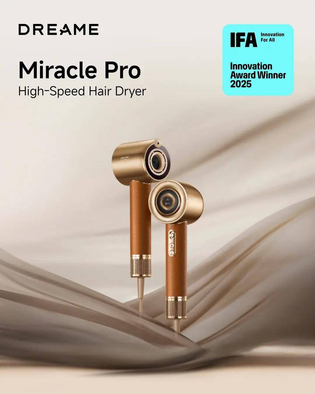 IFA 2025：Dreame Miracle Pro 摘得国际大奖，以创新科技树立专业护发新标杆