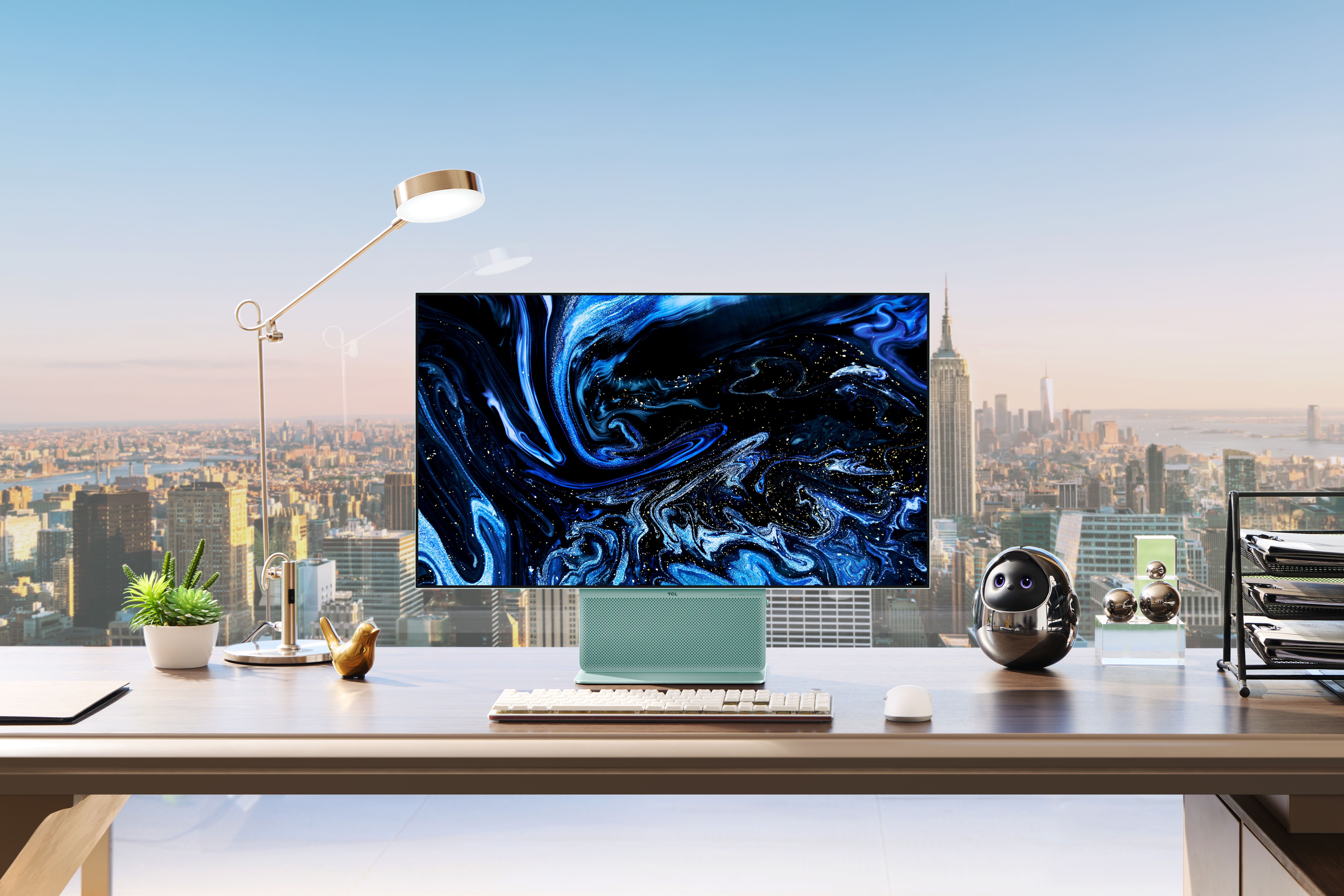  1.1%最强镜面低反+全新云天青配色：TCL X3B系列OLED+显示器正式发布